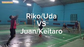 JuanKeitaro VS UdaRiko PB Saung PB 50 Kota badmintonrotmala [upl. by Sadella]