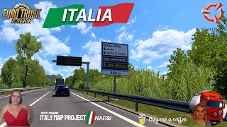 Euro Truck Simulator 2 151 Delivery Chioggia to Ferrara Italy Map Project v13  DLCs amp Mods [upl. by Plunkett]