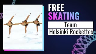 Team HELSINKI ROCKETTES FIN  Free Skating  Zagreb 2024  WorldSynchro [upl. by Eilama]