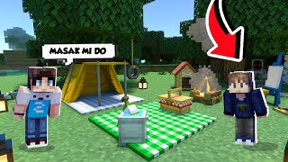 KITA PERGI CAMPING DI MINECRAFT TAPI ADA YANG ANEH [upl. by Einahpit]