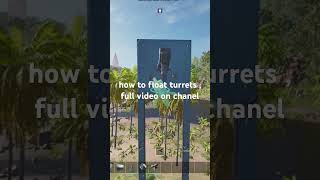 HOW TO FLOAT TURRETS ON ARK ASCENDED [upl. by Noivad]