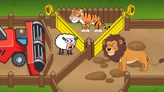 Township save sheep android game  save the sheep pull pin game [upl. by Ardnayek139]