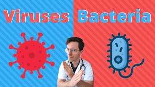 Bacteria vs viruses  What are the differences  Doctor Explains [upl. by Htrowslle]