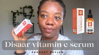 Disaar naturals vitamin C serum product review [upl. by Htebaile]