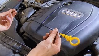 How to retrofit a dipstick to an Audi A6 20tdi [upl. by Nod]