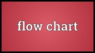 Flow chart Meaning [upl. by Romine]