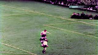 Pele goal vs Sweden final World Cup 1958 COLOUR [upl. by Incrocci338]