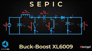 Convertidor DCDC SEPIC  XL6009 Inductor Acoplado Capacitivo  Sponsor Altium365 [upl. by Morey]