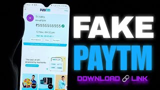 😱FAKE PAYTM PAYMENT APP HACK DOWNLOAD LINK 😱 [upl. by Juieta]