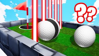 GOLF IT But LASERS Block The HOLE Troll Map [upl. by Hizar]