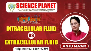 Intracellular Fluid Vs Extracellular Fluid by Anju Mam of Science Planet [upl. by Oznola]