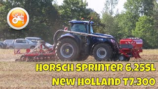 Seeding Demonstrations 2023  Horsch Sprinter 625SL  Partner 2000 FT amp New Holland T7300 [upl. by Conias433]