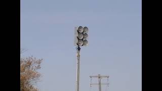 Livonia MI Shelden Park Federal Signal EOWS612 Tornado Siren Test November 3rd 2007 [upl. by Acired]