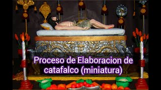 Proceso de elaboración de un catafalco miniatura [upl. by Thoer]