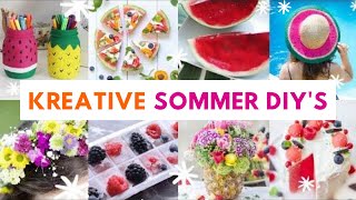 10 kreative Sommer DIYs und Rezepte gegen Langeweile in den Ferien [upl. by Desdee684]