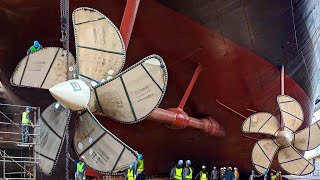 The Crazy Process of Repairing US Largest Aircraft Carrier After 25 Years at Sea [upl. by Chester]