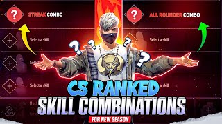 NEW SEASON CS RANK BEST CHARACTER COMBINATION  BEST CHARACTER COMBINATION FOR CS RANK [upl. by Vernita]