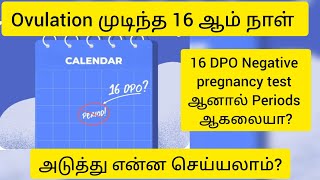 16 DPO Pregnancy Symptoms in Tamil  Negative pregnancy test but No period  what to do next [upl. by Noillid363]