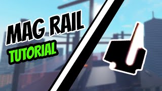 UPDATED Parkour Mag Rail Advanced Tutorial ROBLOX [upl. by Nariko816]