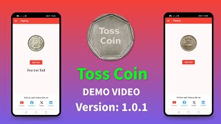 Toss Coin  Head or Tail V101 [upl. by Yatnahc]