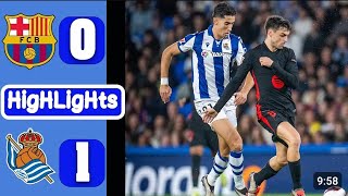 Real Sociedad 10  Barcelona vs RealSociedad  LALIGA 2024 🔵🔴 [upl. by Derrek]