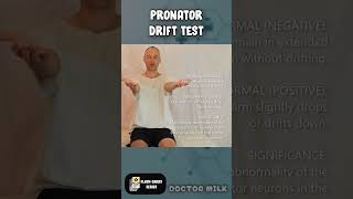 Pronator test for upper motor neuron lesion usmle plab neetpg [upl. by Eduam516]