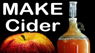 How to Make Hard Cider Alcohol from Apple Juice [upl. by Eanrahc]