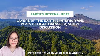 EARTHS INTERNAL HEAT LAYERS OF THE EARTH AND TYPES OF HEAT TRANSFER SHORT DISCUSSION [upl. by Oluap]