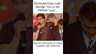 When Salman was “Gentleman” amp SRK was “BHAI”SALMAN amp AISHWARYA TRYING TO SEE EACH OTHER [upl. by Toft]