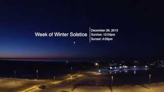 Winter Solstice Sunrise to Sunset in Nome Alaska [upl. by Hilton]