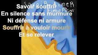 Florent Pagny  Savoir aimer Paroles Audio HQ [upl. by Sosthena]