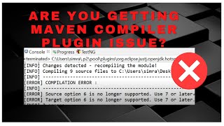 How to fix Maven Compiler Plugin Issue in Eclipse IDE [upl. by Falkner]