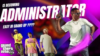 Is Becoming Admin in Grand RP Easy  Review GTA5RPGrandRolePlay  MRWINGS [upl. by Rodd362]