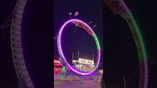 Ring of Fire Carnival Ride 2024 at Frazier Shows Window Rock AZ [upl. by Coulombe]