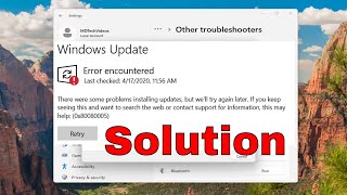 Fix 0x80240438 ‘There Were Some Problems Installing Updates’ Windows 1110 Guide [upl. by Enimsay]