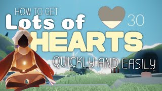 BEST ways to get LOTS of hearts in Sky  Sky Children of the Light ✨ [upl. by Cyril]