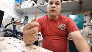 How to sharpen a pencil on the table saw [upl. by Dessma]