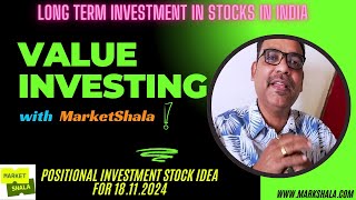 Long Term Investment in Stocks in India  TechnoFunda Analysis of a Value Investing Idea  Nov2024 [upl. by Shrier]