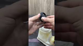 gear shift knob renovatesteeringwheel steeringwheelcover automobile steeringwheeldiy [upl. by Esiole]