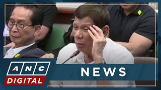 Duterte on De Limas accusations Kung lahat man ito totoo magfile kayo ng kaso  ANC [upl. by Ahtelahs]