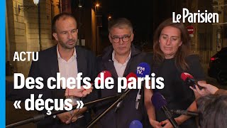 Rencontre avec Macron  débats « francs » pour le RN la gauche « déçue » [upl. by Stavro]