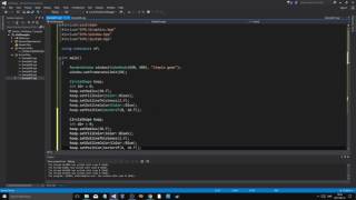 SFML C Tutorial 07  Simple shootthetarget game with mouse and collision [upl. by Ellerol559]