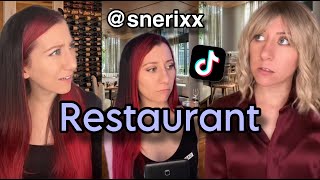 snerixx restaurant stories TikTok video compilation [upl. by Meece]