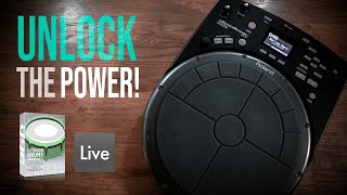 Roland Handsonic Drum Pad MIDI Mapping Using an Electronic Drum Kit with Ableton Live  Tutorial [upl. by Houston]