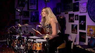 DRUMS ONLY Subdivisions  RUSH Drum Cover  Brooke C [upl. by Christabelle473]