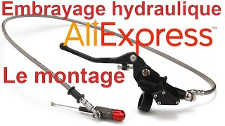 Mécanique moto Embrayage hydraulique AliExpress sur une Honda XLR125 [upl. by Enieledam]