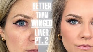 Why this HOODED Eye makeup technique is Better than Winged Eyeliner Pt2 [upl. by Dagney]