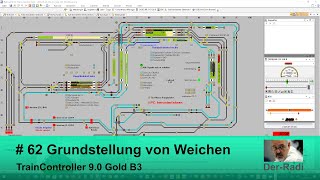 TrainController 90 Gold B3 62 Grundstellung von Weichen [upl. by Aikahs777]