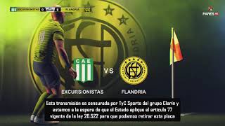 Excursionistas vs Flandria  EN VIVO  Fecha 6  Clausura 2024 [upl. by Anaderol]