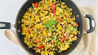 Classic Bacony Succotash Recipe [upl. by Yznyl]